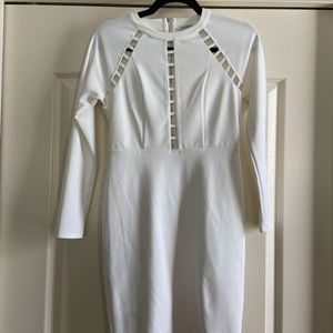 Long sleeve cocktail dress